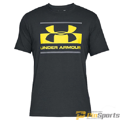 [Under Armour] 언더아머 UA 블럭 스포츠스타일 로고 루즈핏 반팔 티셔츠 667-016 다크그레이