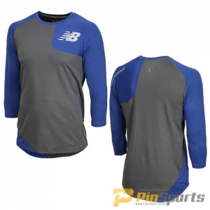 [Newbalance] 뉴발란스 신형 7부 비대칭 언더 티셔츠 (좌투/블루) 류현진 착용제품
