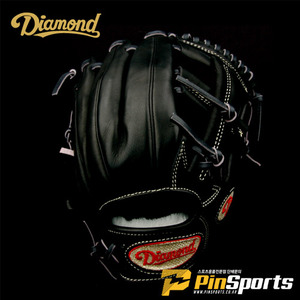 [Diamond] 다이아몬드 프로 크라운 골드라벨 한정판 11.75인치 PC-005 블랙 내야글러브
