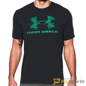 [Under Armour] 언더아머 UA 블로우 아웃 로고 루즈핏 반팔 티셔츠 890-001 블랙