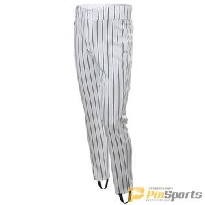 [DESCENTE] 데상트 S931-WBFPA2 WNVO BASEBALL GAME PANTS 야구 기성 유니폼 하의 곤줄지 화이트/네이비