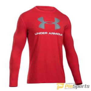 [Under Armour] 언더아머 루즈핏 UA 스포츠스타일 언더아머 로고 긴팔티셔츠 647-600 레드