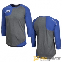 [Newbalance] 뉴발란스 신형 7부 비대칭 언더 티셔츠 (우투/블루) 류현진 착용제품