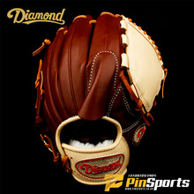 [Diamond] 다이아몬드 프로 크라운 골드라벨 한정판 12인치 PC-001 브라운카멜 투수/올라운드글러브