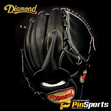 [Diamond] 다이아몬드 프로 크라운 골드라벨 한정판 12인치 PC-001 블랙 투수/올라운드글러브