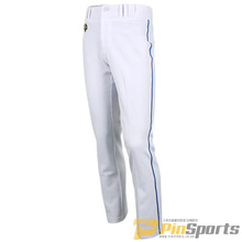 [DESCENTE] 데상트 S212WLKP02 기성 유니폼 하의 청1선 야구 바지 (화이트/블루)