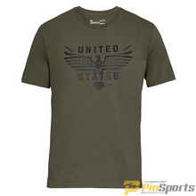[Under Armour] 언더아머 UA 프리덤 USA 루즈핏 이글 반팔 티셔츠 682-390 그린