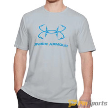 [Under Armour] 언더아머 UA 피쉬 훅 스포츠스타일 루즈핏 반팔 티셔츠 758-094 그레이/블루