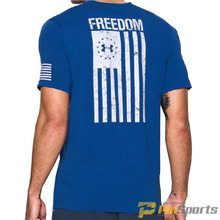 [Under Armour] 언더아머 UA 프리덤 플래그 루즈핏 반팔 티셔츠 257-400 블루