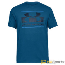 [Under Armour] 언더아머 UA 블럭 스포츠스타일 로고 루즈핏 반팔 티셔츠 667-487 블루