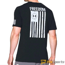 [Under Armour] 언더아머 UA 프리덤 플래그 루즈핏 반팔 티셔츠 257-001 블랙