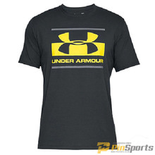 [Under Armour] 언더아머 UA 블럭 스포츠스타일 로고 루즈핏 반팔 티셔츠 667-016 다크그레이