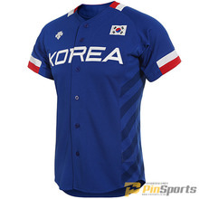 [DESCENTE] 데상트 KOREA 국가대표 어센틱 원정 유니폼 S432WWTS21 블루