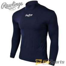[Rawlings] 롤링스 로고 하이퍼 스트레치 긴팔 언더셔츠 ASU4F03 네이비
